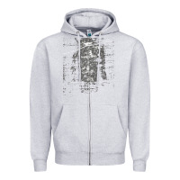 Heather Grey the shroud of turin holy face of jesus t shirt Zipper Hoodie - linhVisuals