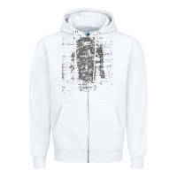 White the shroud of turin holy face of jesus t shirt Zipper Hoodie - linhVisuals