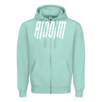 Seafoam riddim dubstep sweater  riddim jungle dubstep pullover hoodie Zipper Hoodie - linhVisuals