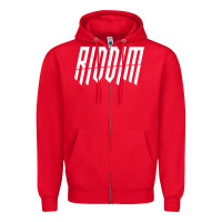 Red riddim dubstep sweater  riddim jungle dubstep pullover hoodie Zipper Hoodie - linhVisuals