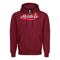 Burgundy Hardee's Zipper Hoodie - linhVisuals