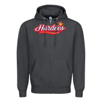 Smoke Hardee's Zipper Hoodie - linhVisuals
