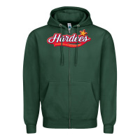 Sports Green Hardee's Zipper Hoodie - linhVisuals