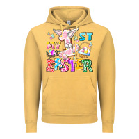 Vintage Mustard My 1st Easter Vintage Hoodie - CowhideDigitalArt