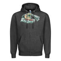 Charcoal Heather gary sports Zipper Hoodie - linhVisuals