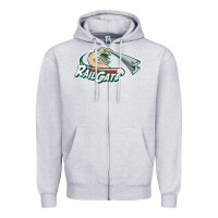 Heather Grey gary sports Zipper Hoodie - linhVisuals