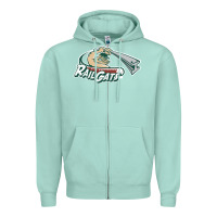 Seafoam gary sports Zipper Hoodie - linhVisuals