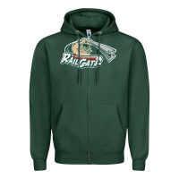 Sports Green gary sports Zipper Hoodie - linhVisuals