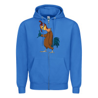 True Royal Chicken Joe is a Vibe Zipper Hoodie - linhVisuals