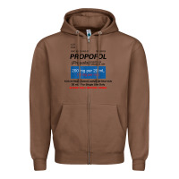 Chestnut funny anesthesia anesthesiologist crna nurse t shirt Zipper Hoodie - linhVisuals