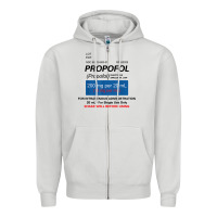 Dove Grey funny anesthesia anesthesiologist crna nurse t shirt Zipper Hoodie - linhVisuals
