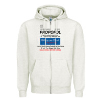 Oatmeal Heather funny anesthesia anesthesiologist crna nurse t shirt Zipper Hoodie - linhVisuals