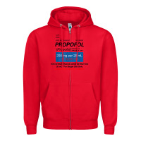 Red funny anesthesia anesthesiologist crna nurse t shirt Zipper Hoodie - linhVisuals