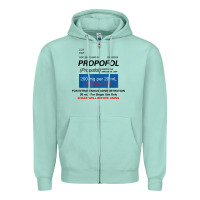 Seafoam funny anesthesia anesthesiologist crna nurse t shirt Zipper Hoodie - linhVisuals