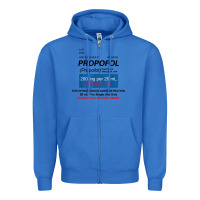 True Royal funny anesthesia anesthesiologist crna nurse t shirt Zipper Hoodie - linhVisuals