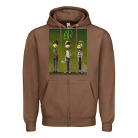 Chestnut ajr green Zipper Hoodie - linhVisuals
