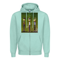 Ajr Green Zipper Hoodie | Teevron