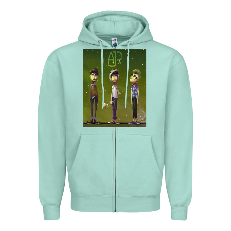 Ajr Green Zipper Hoodie by linhVisuals | Teevron
