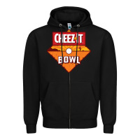Black cheez it, game Zipper Hoodie - linhVisuals
