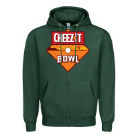 Sports Green cheez it, game Zipper Hoodie - linhVisuals