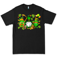 Black St. Patrick's Day gnomes Premium Tee - OliviaCreatesArt