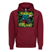 Burgundy outkast 25th Zipper Hoodie - linhVisuals