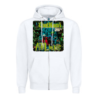 White outkast 25th Zipper Hoodie - linhVisuals
