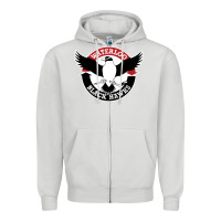 Dove Grey waterlooblackhawks Zipper Hoodie - linhVisuals