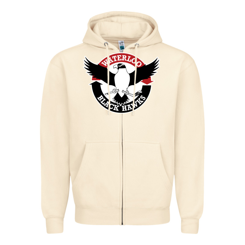 Waterlooblackhawks Zipper Hoodie by linhVisuals | Teevron