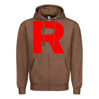 Chestnut team rocket Zipper Hoodie - linhVisuals