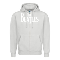 Dove Grey the beatels Zipper Hoodie - linhVisuals