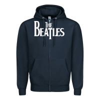 Navy the beatels Zipper Hoodie - linhVisuals