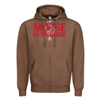 Chestnut funny male nurse murse in training t shirt Zipper Hoodie - linhVisuals