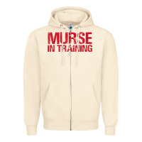 Sandshell funny male nurse murse in training t shirt Zipper Hoodie - linhVisuals