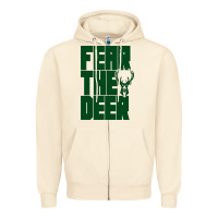 Sandshell bucks basket ball Zipper Hoodie - linhVisuals