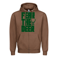 Chestnut bucks basket ball Zipper Hoodie - linhVisuals