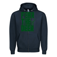 Navy bucks basket ball Zipper Hoodie - linhVisuals