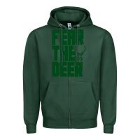 Sports Green bucks basket ball Zipper Hoodie - linhVisuals