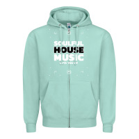 Seafoam soulful house music deep house edm premium t shirt Zipper Hoodie - linhVisuals