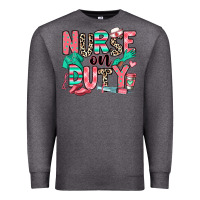 Charcoal Heather nurse on duty Premium Sweatshirt - RanaPortraitStore