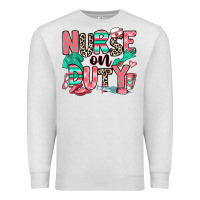 Oatmeal Heather nurse on duty Premium Sweatshirt - RanaPortraitStore