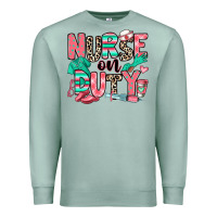 Seafoam nurse on duty Premium Sweatshirt - RanaPortraitStore