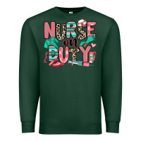 Sports Green nurse on duty Premium Sweatshirt - RanaPortraitStore