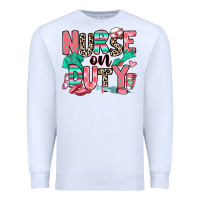 White nurse on duty Premium Sweatshirt - RanaPortraitStore