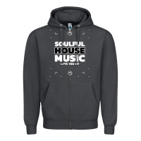 Smoke soulful house music deep house edm premium t shirt Zipper Hoodie - linhVisuals