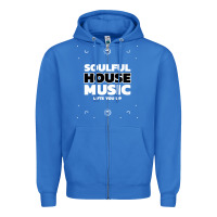 True Royal soulful house music deep house edm premium t shirt Zipper Hoodie - linhVisuals