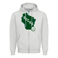 Dove Grey bucks Zipper Hoodie - linhVisuals