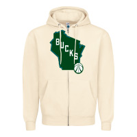 Sandshell bucks Zipper Hoodie - linhVisuals