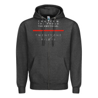 Charcoal Heather the pew the proud the emotional Zipper Hoodie - linhVisuals