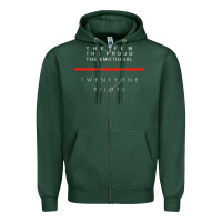 Sports Green the pew the proud the emotional Zipper Hoodie - linhVisuals
